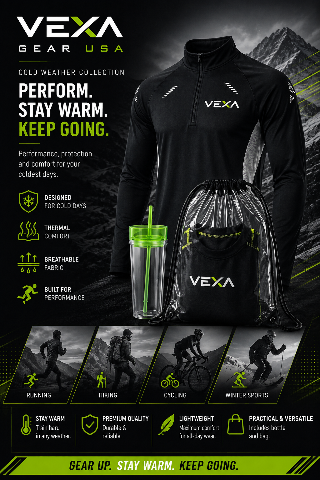 VEXA Cold Weather 1/4 Zip bundle