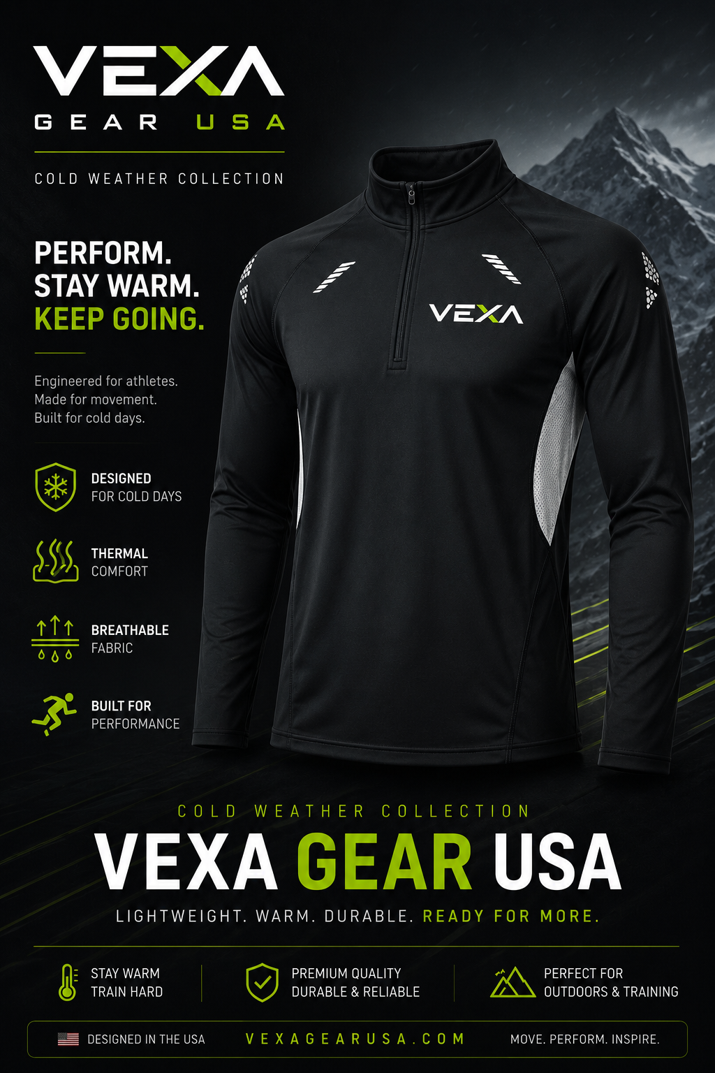 VEXA Cold Weather 1/4 Zip