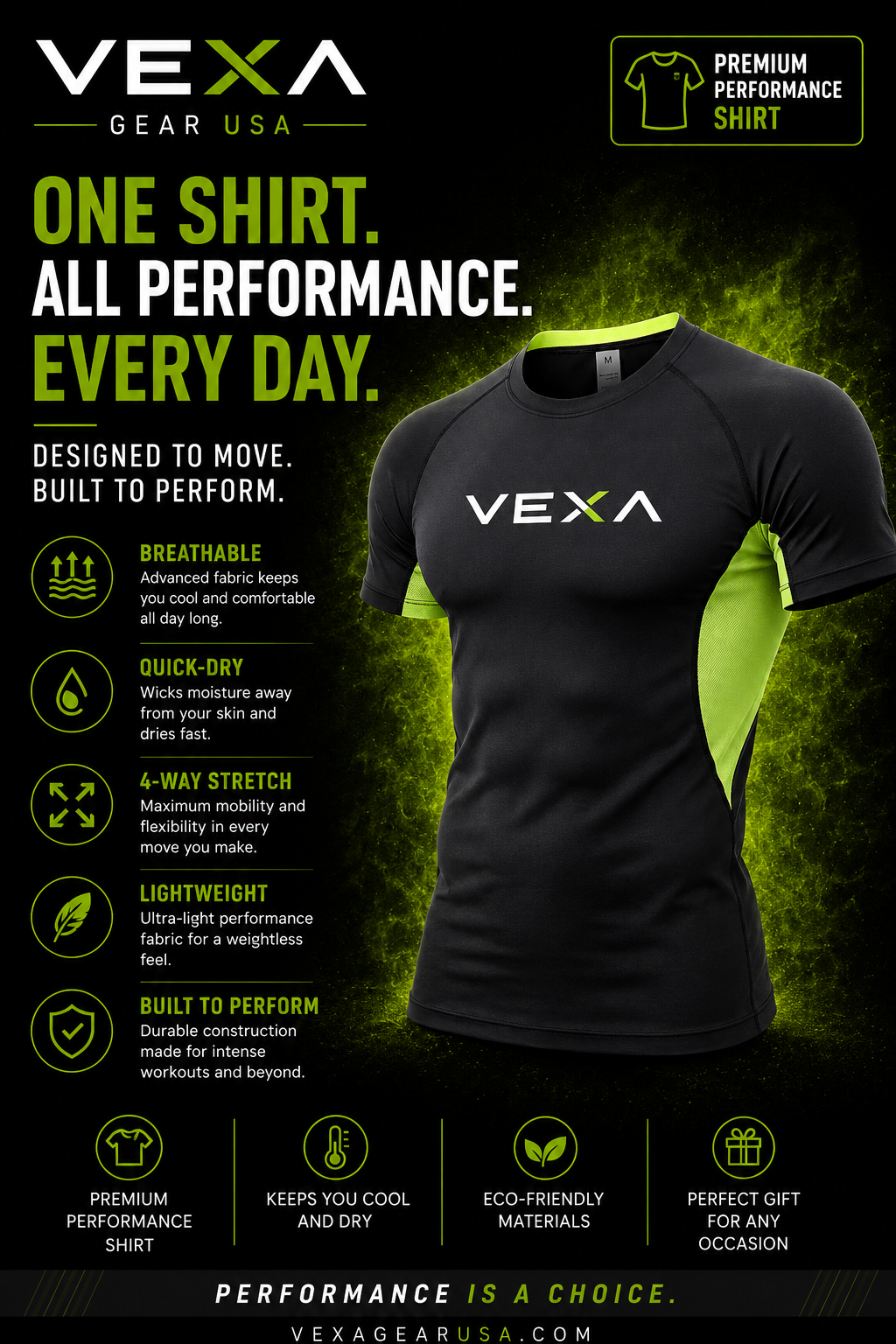 VEXA Core Performance Tee