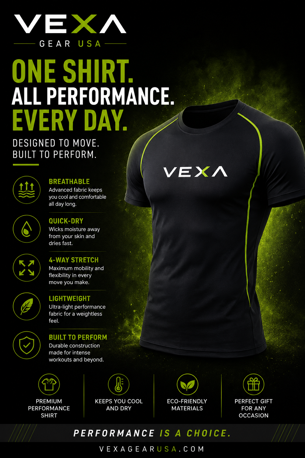 VEXA Race Performance Tee